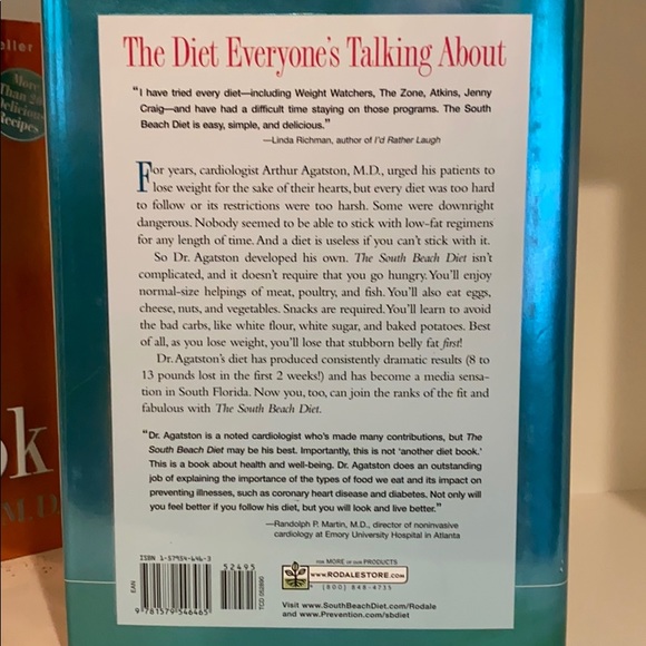 South Beach Diet & South Beach Diet Cookbook EUC - Picture 2 of 3